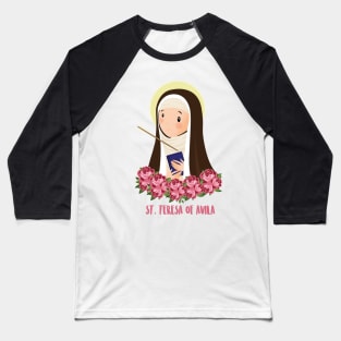 Santa Teresa de Avila Baseball T-Shirt